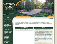 Tablet Screenshot of coventrymanorhoa.com